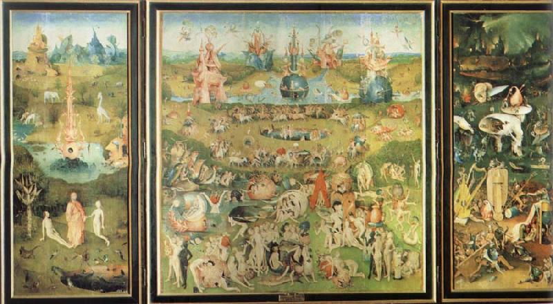 Heronymus Bosch Garden of Earthly Delights Norge oil painting art